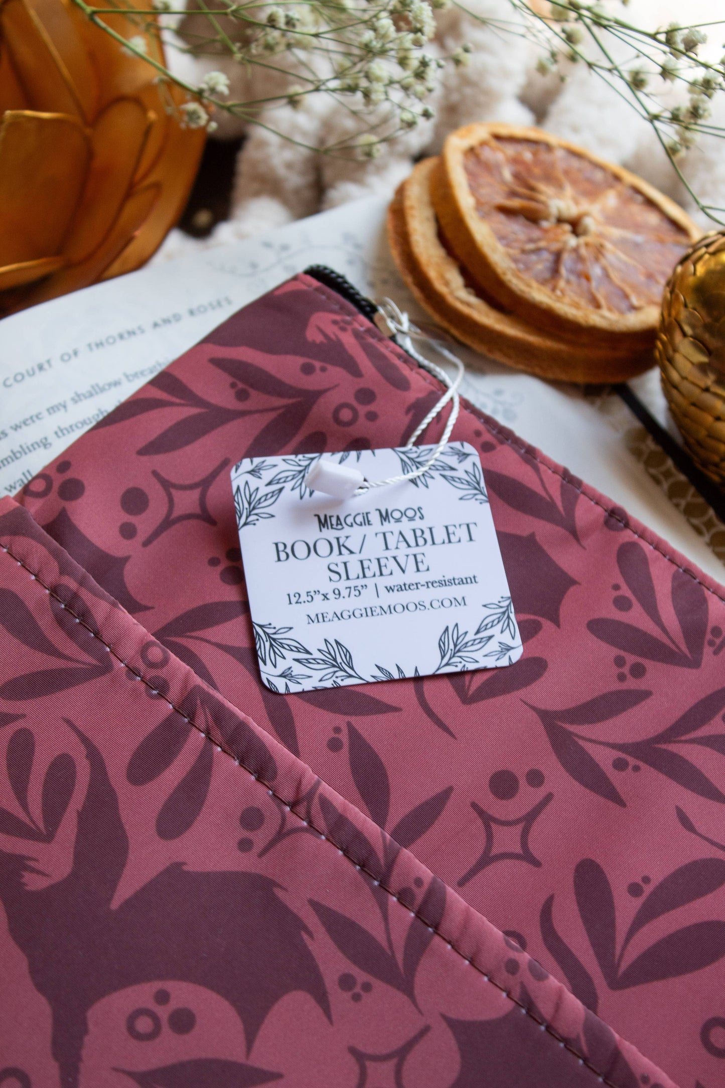 Book / Tablet Sleeve | Rust Dragons