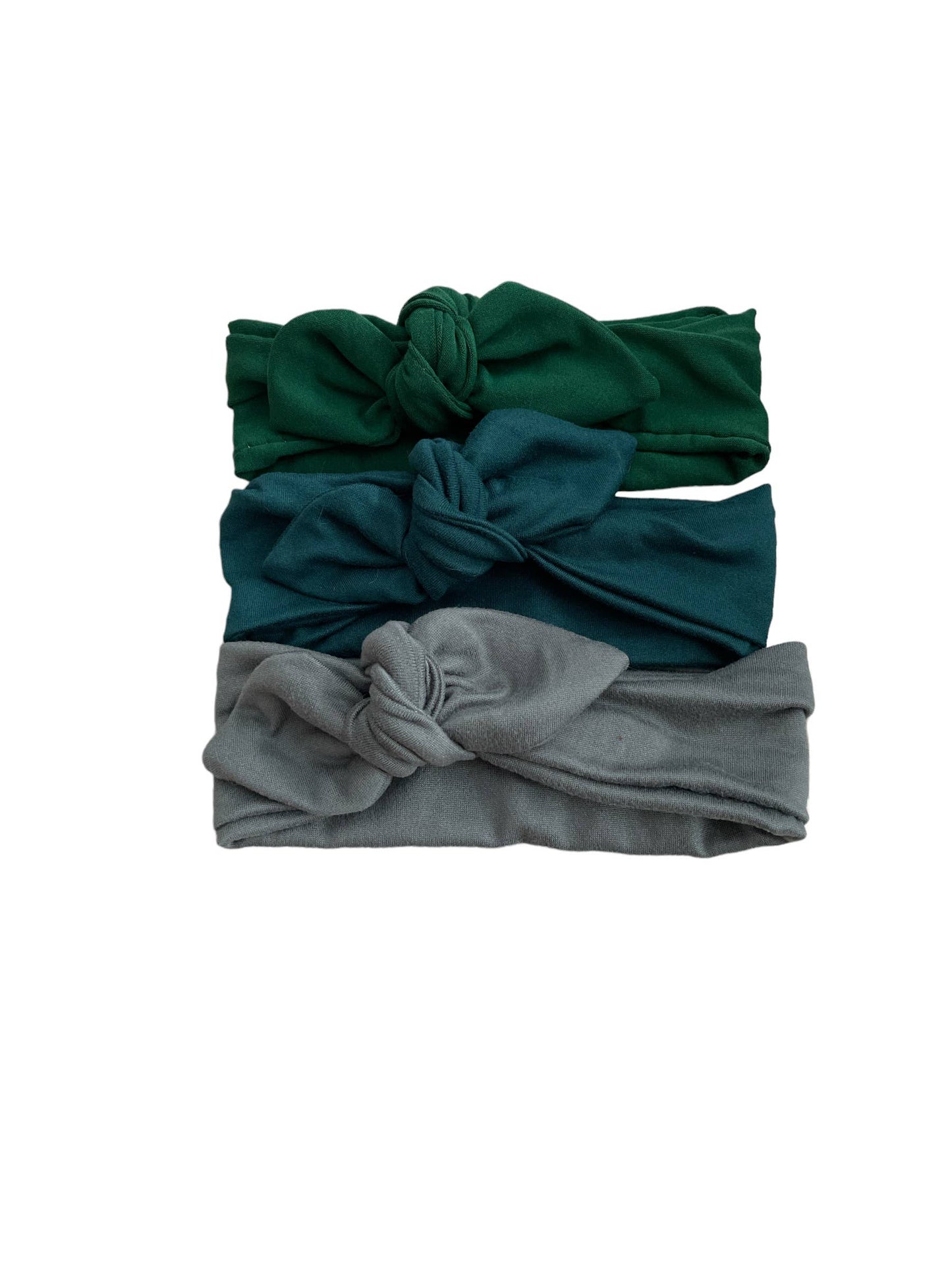 Knot Bow Headband - Green Tones
