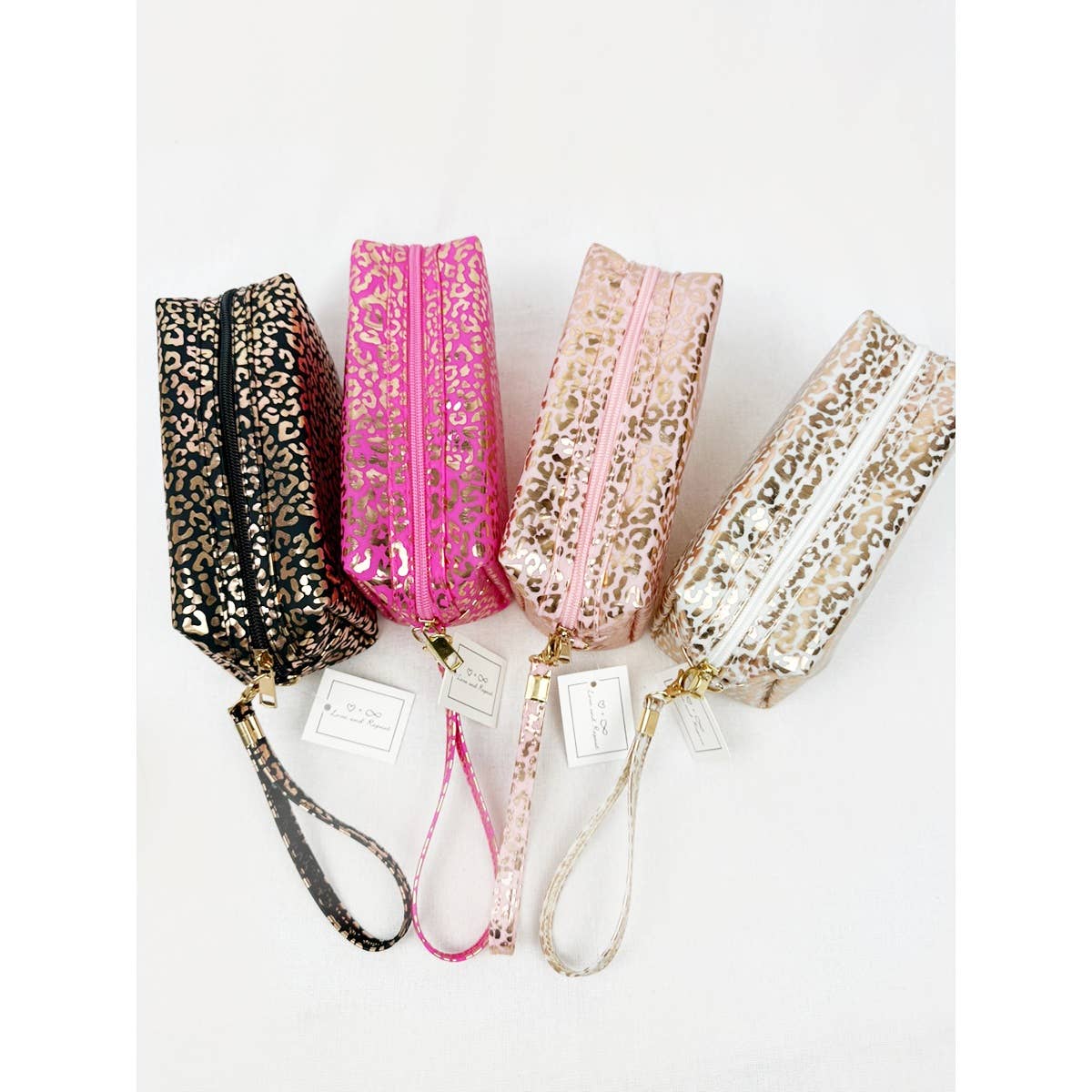 Waterproof Fabric Leopard Pattern Cosmetic Bag