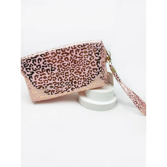 Waterproof Fabric Leopard Pattern Cosmetic Bag