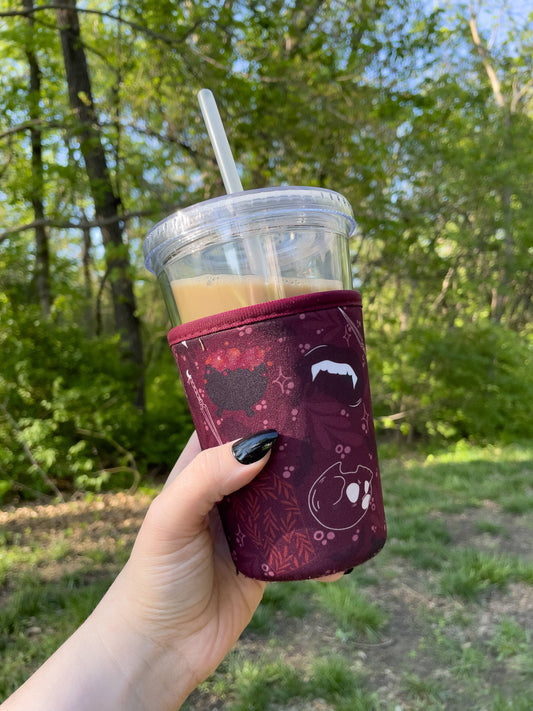 16oz Drink Sleeve | Maroon Magic