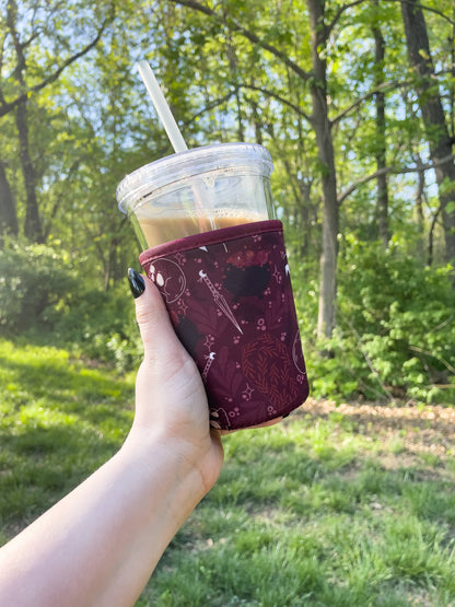 16oz Drink Sleeve | Maroon Magic