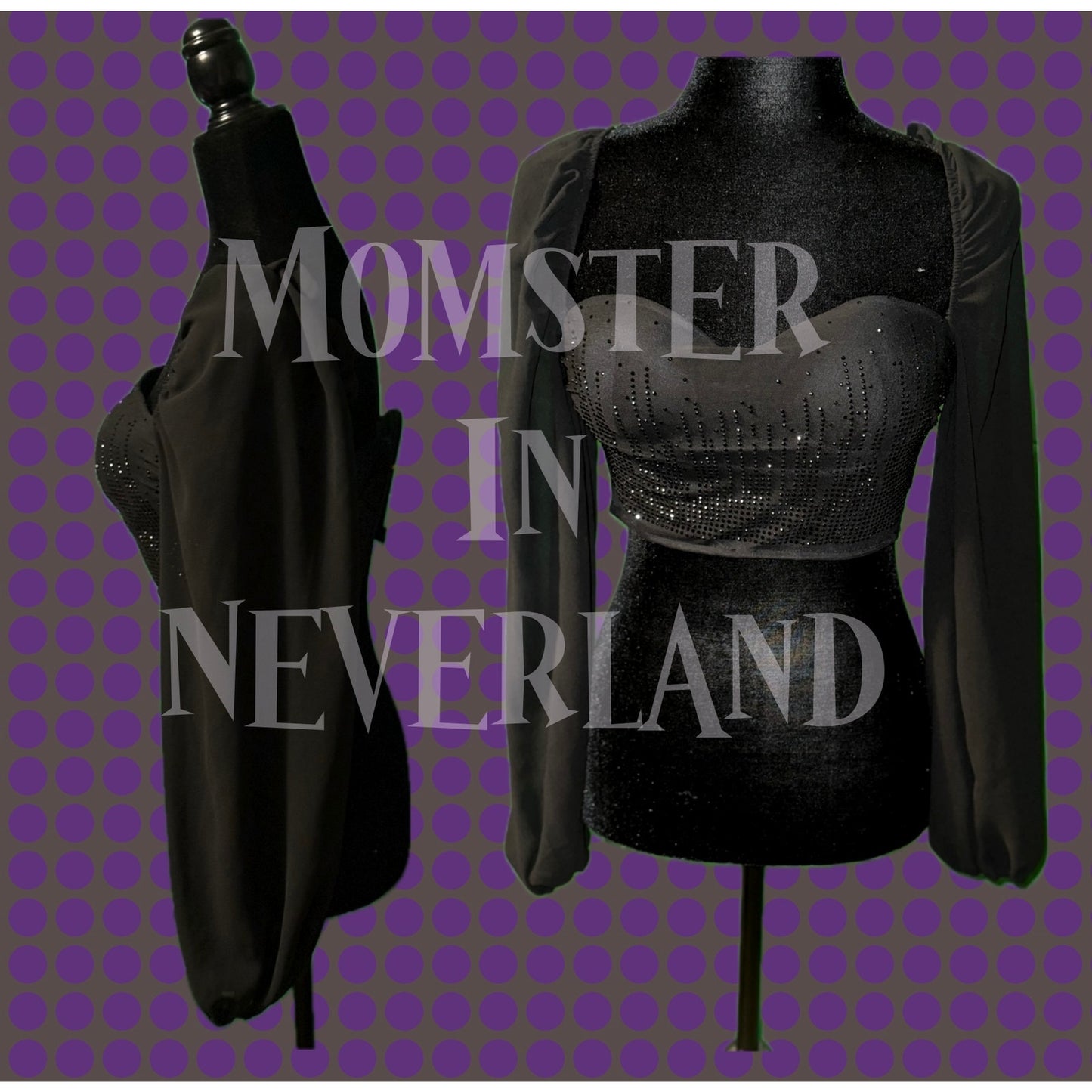 Windsor Black sequins top
